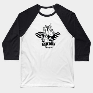Believe In Magic Unicorn Baseball T-Shirt
